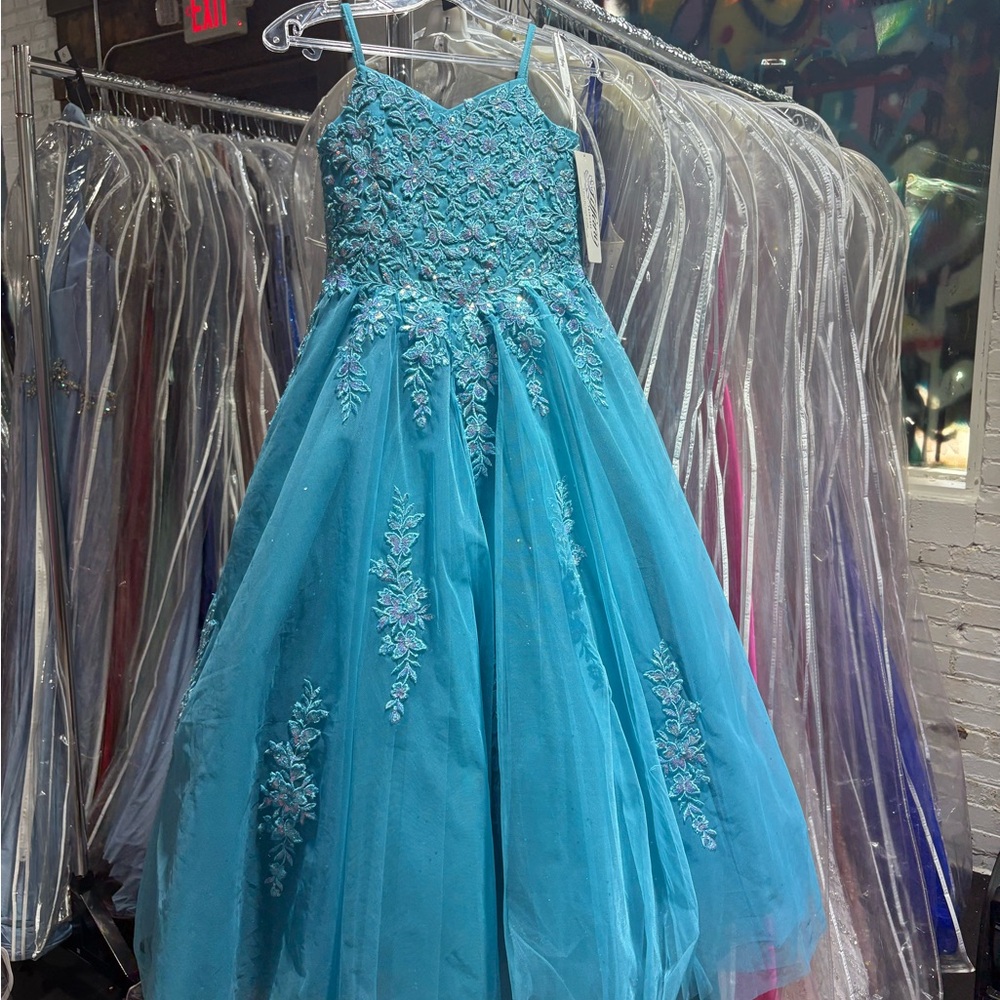 Tiffany & Co. Turquoise Floral Kids Dress